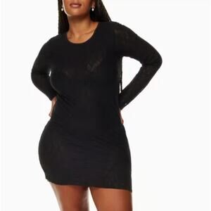 ARITZIA Wilfred Black Lace Trouble Mini Dress Size XXS